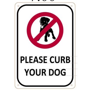 Curbing your dog.