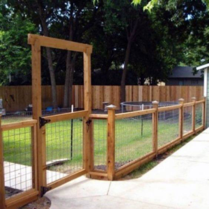 What is the best type of fencing for dogs?
